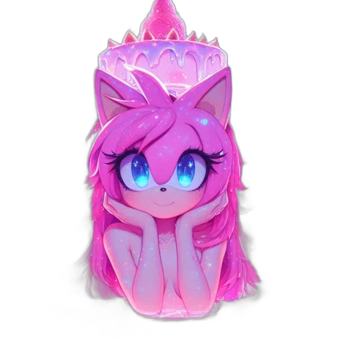 crown, bottle, creature, dress transparent PNG cut-out