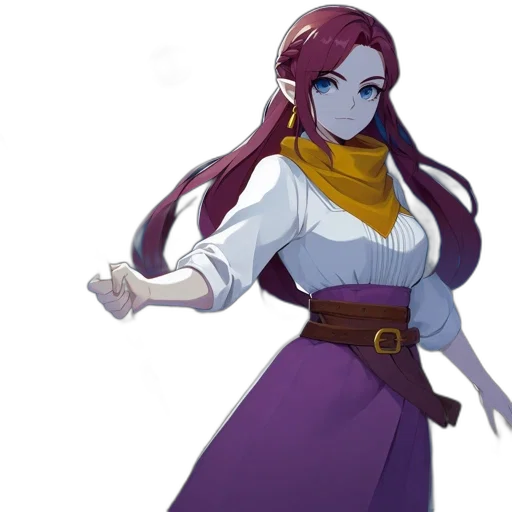 staff, dress, concept art, anime transparent PNG cut-out