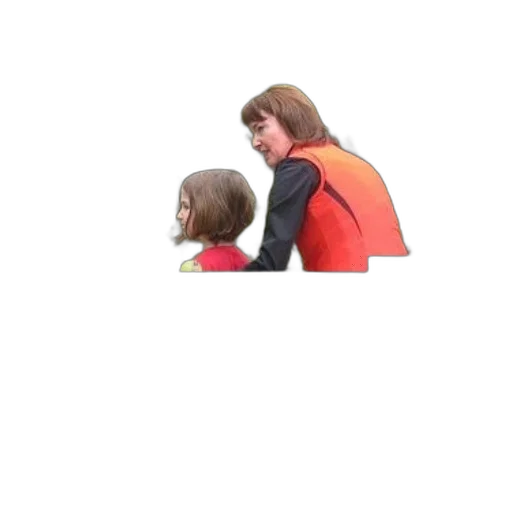 jacket, staff, hair, face transparent PNG cut-out