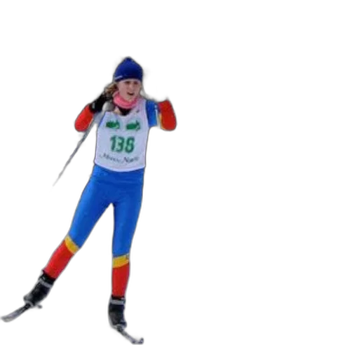 staff, 3d render, concept art, skier transparent PNG cut-out