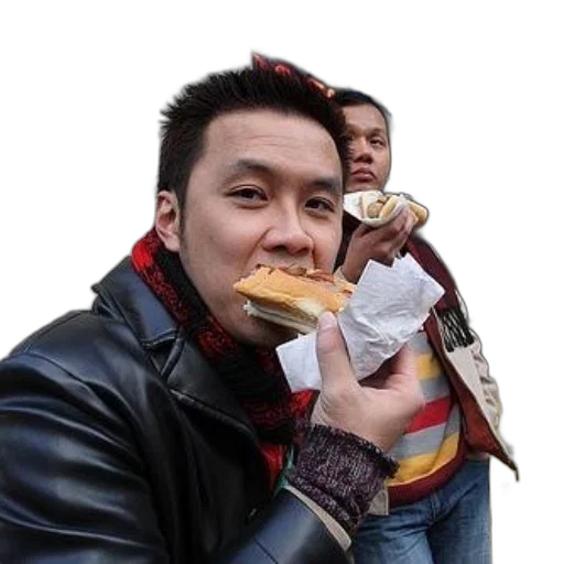 food, jacket, face, creature transparent PNG cut-out