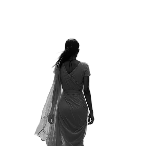 dress, jewelry, staff, face transparent PNG cut-out