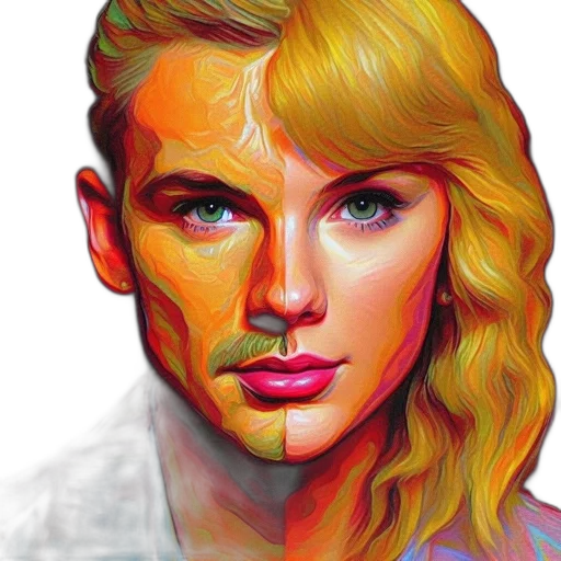 face, hair, dragon, creature transparent PNG cut-out