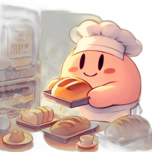 food, concept art, pixel art, watercolor transparent PNG cut-out