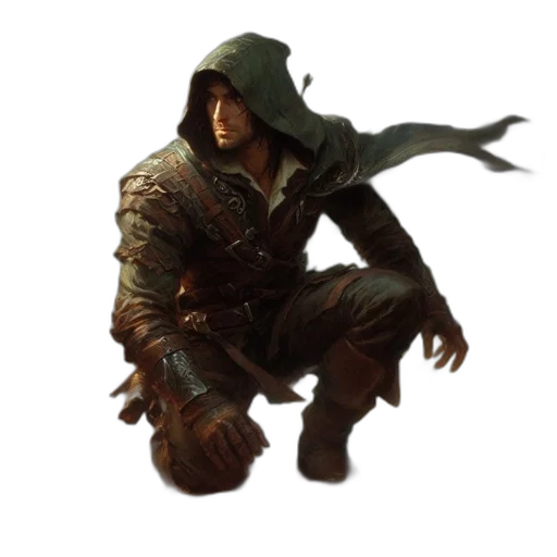 jacket, dragon, staff, weapon transparent PNG cut-out