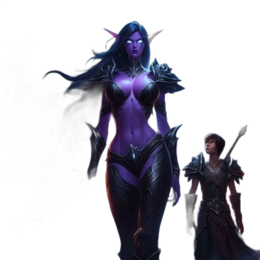 concept art, fantasy art, comic book art, pixel art transparent PNG cut-out