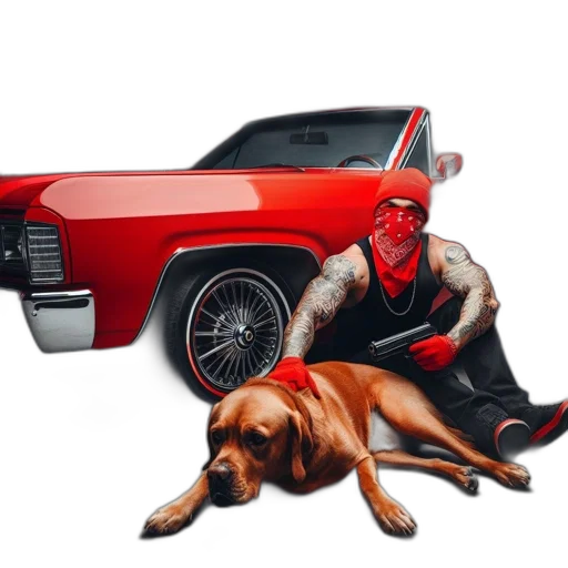 car, animal, concept art, photorealistic transparent PNG cut-out