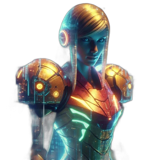 robot, staff, weapon, face transparent PNG cut-out