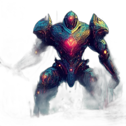 robot, creature, concept art, fantasy art transparent PNG cut-out