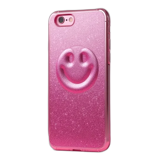 vaporwave, pink, smiley, face transparent PNG cut-out