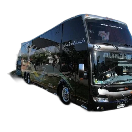 3d render, photorealistic, black, bus transparent PNG cut-out