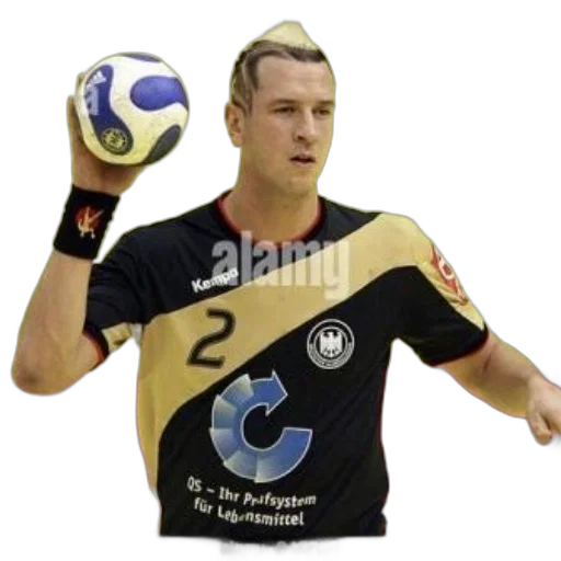 german, handball, player, wearing transparent PNG cut-out