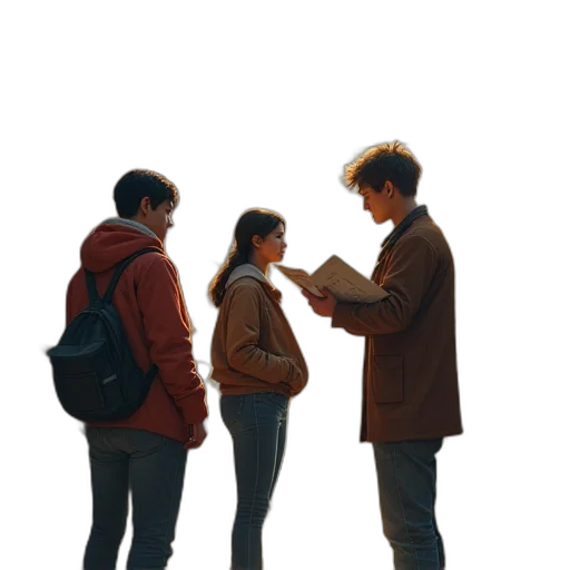 jacket, staff, concept art, photorealistic transparent PNG cut-out