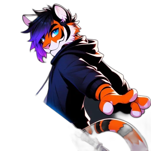jacket, staff, animal, creature transparent PNG cut-out