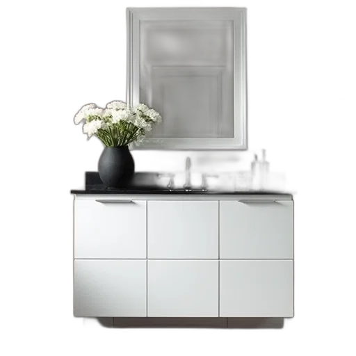 furniture, 3d render, photorealistic, monochrome transparent PNG cut-out