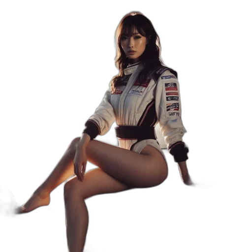 jacket, dress, robot, staff transparent PNG cut-out