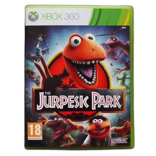 xbox, 360, game, jurassic transparent PNG cut-out