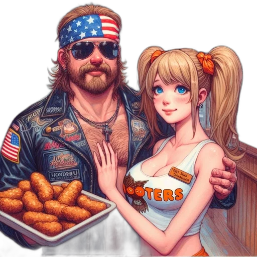 food, pixel art, cyberpunk, concept art transparent PNG cut-out