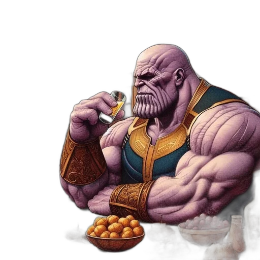 food, concept art, comic book art, fantasy art transparent PNG cut-out