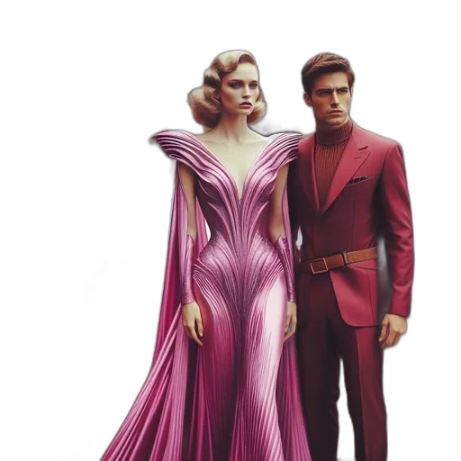 dress, concept art, comic book art, 3d render transparent PNG cut-out