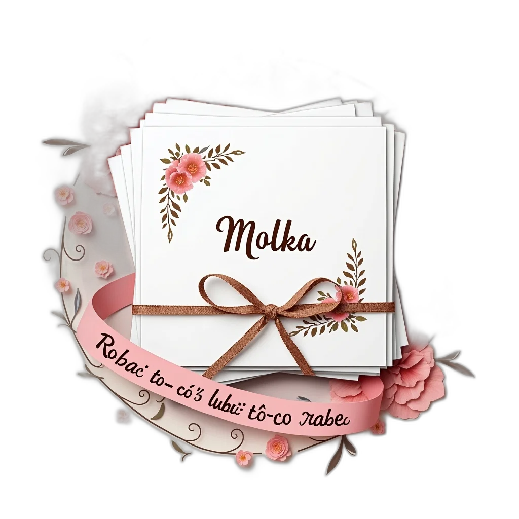 3d render, pastel, stack, white transparent PNG cut-out