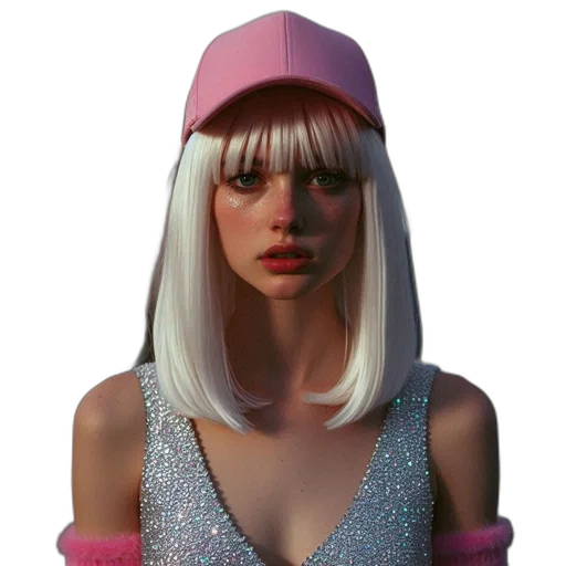 hat, face, jacket, hair transparent PNG cut-out