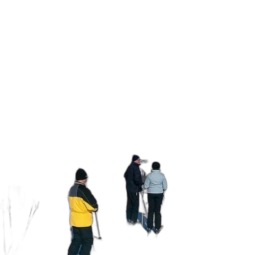 jacket, umbrella, staff, robot transparent PNG cut-out
