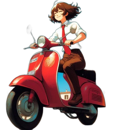car, jacket, concept art, comic book art transparent PNG cut-out