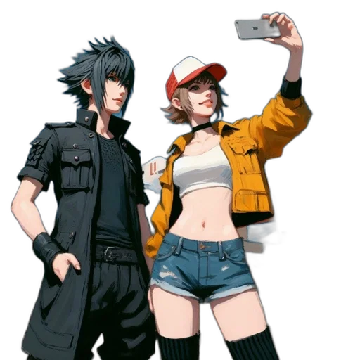 hat, jacket, weapon, concept art transparent PNG cut-out