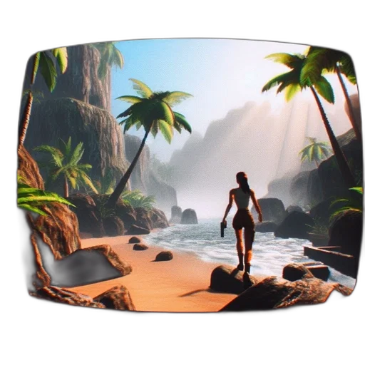3d render, photorealistic, concept art, fantasy art transparent PNG cut-out