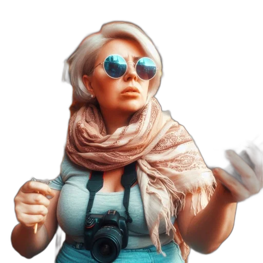jacket, staff, face, weapon transparent PNG cut-out