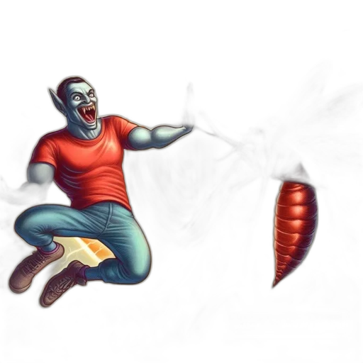 creature, weapon, staff, mask transparent PNG cut-out