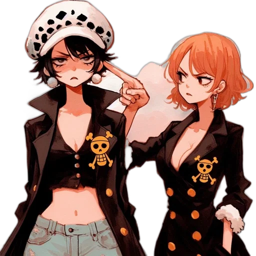 jacket, dress, hat, staff transparent PNG cut-out