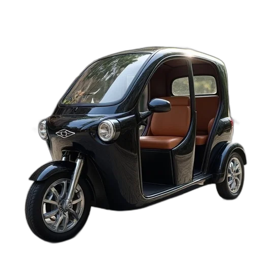car, 3d render, three, wheeler transparent PNG cut-out