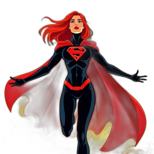 comic book art, concept art, cartoon, fantasy art transparent PNG cut-out