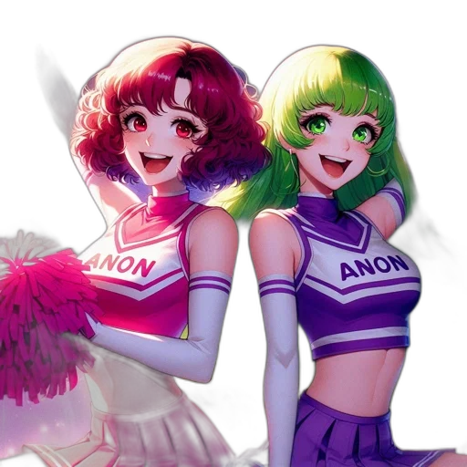 anime, pixel art, concept art, watercolor transparent PNG cut-out