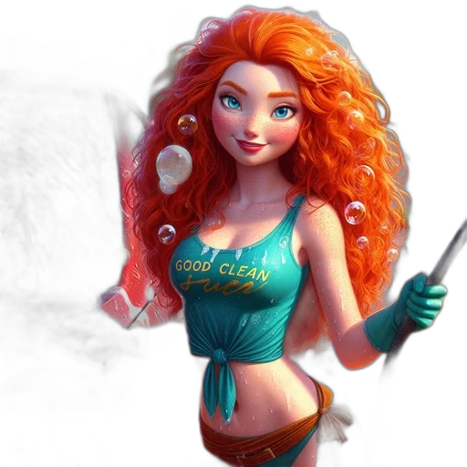 fantasy art, concept art, comic book art, 3d render transparent PNG cut-out