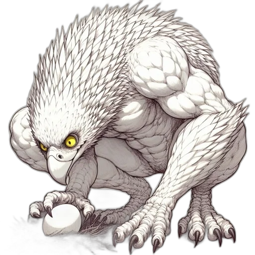 creature, dragon, animal, staff transparent PNG cut-out