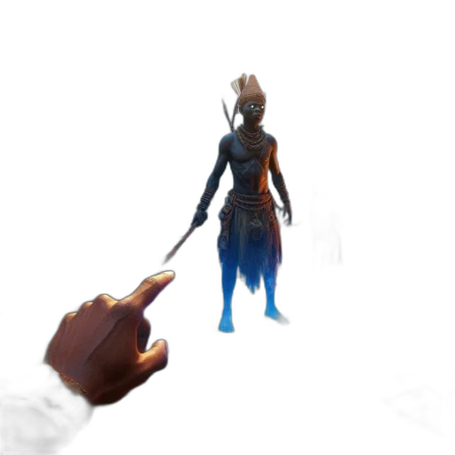 staff, weapon, sword, creature transparent PNG cut-out