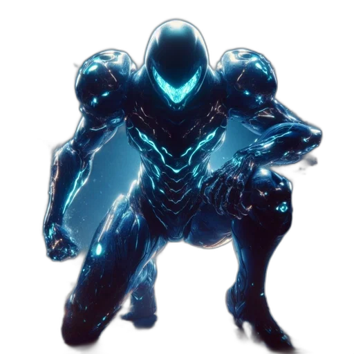 robot, creature, mask, weapon transparent PNG cut-out