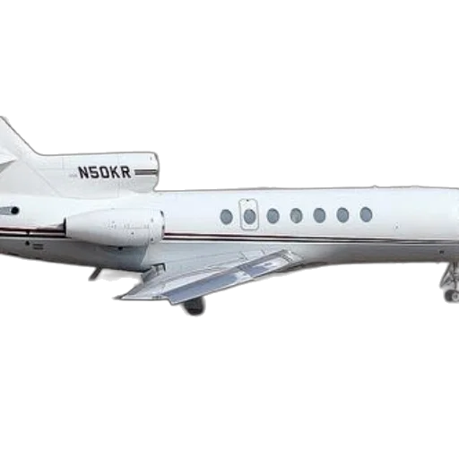 white, private, jet, registration transparent PNG cut-out