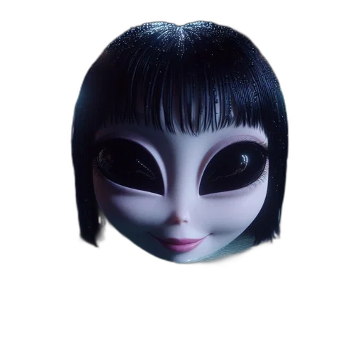 mask, face, creature, robot transparent PNG cut-out
