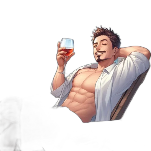 concept art, pixel art, comic book art, anime transparent PNG cut-out