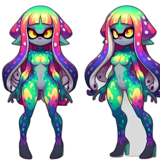 creature, concept art, pixel art, 3d render transparent PNG cut-out