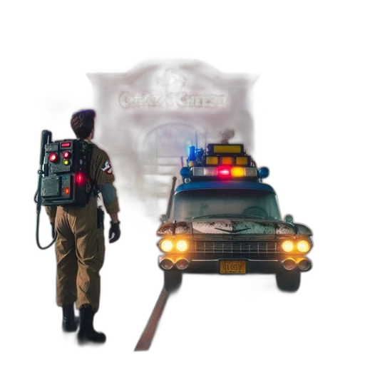 staff, car, weapon, jacket transparent PNG cut-out