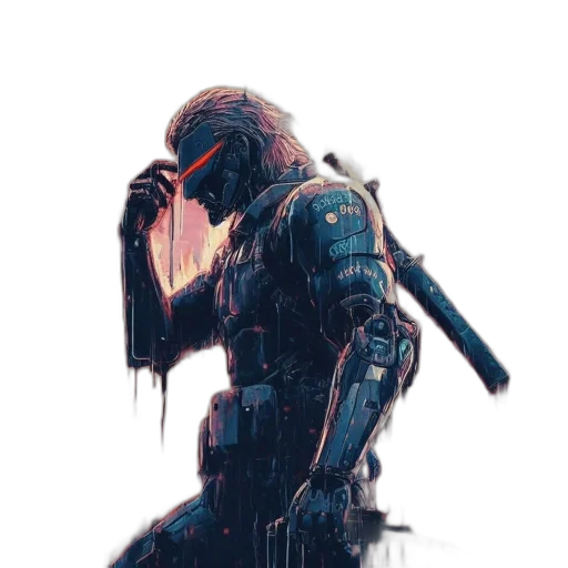 robot, weapon, creature, mask transparent PNG cut-out