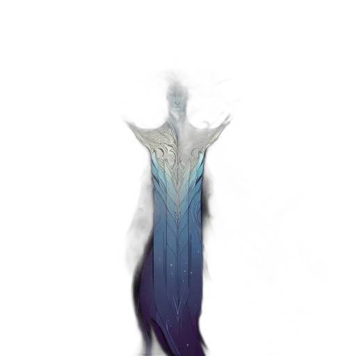 creature, dress, dragon, staff transparent PNG cut-out