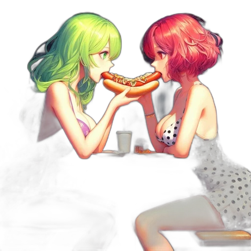 food, watercolor, concept art, pixel art transparent PNG cut-out