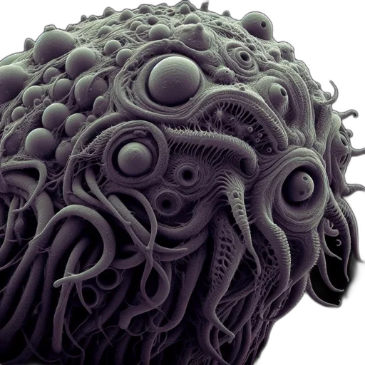 hair, creature, mask, face transparent PNG cut-out