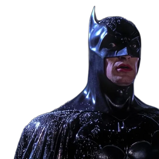 3d render, batman, stands, cold transparent PNG cut-out